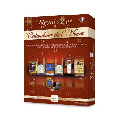 Calendrier de l'Avent à l'alcool pour adultes Royal des Lys